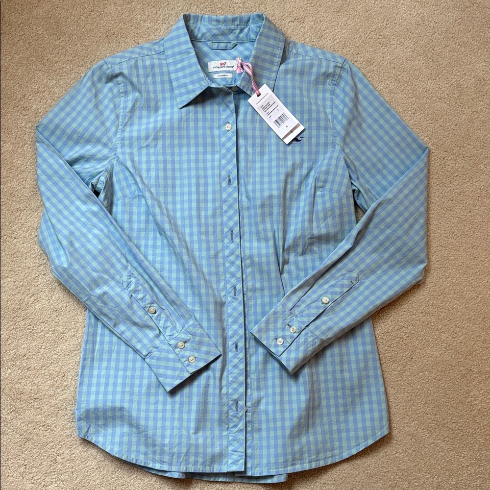 Vineyard Vines NWT size 4 Gingham Check